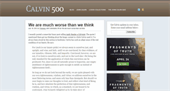 Desktop Screenshot of calvin500.com